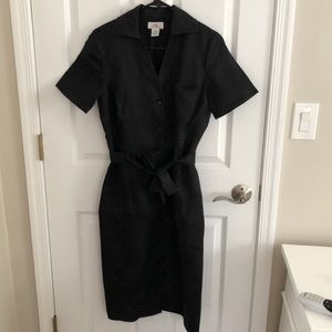Black Linen Dress- Brooks Brothers